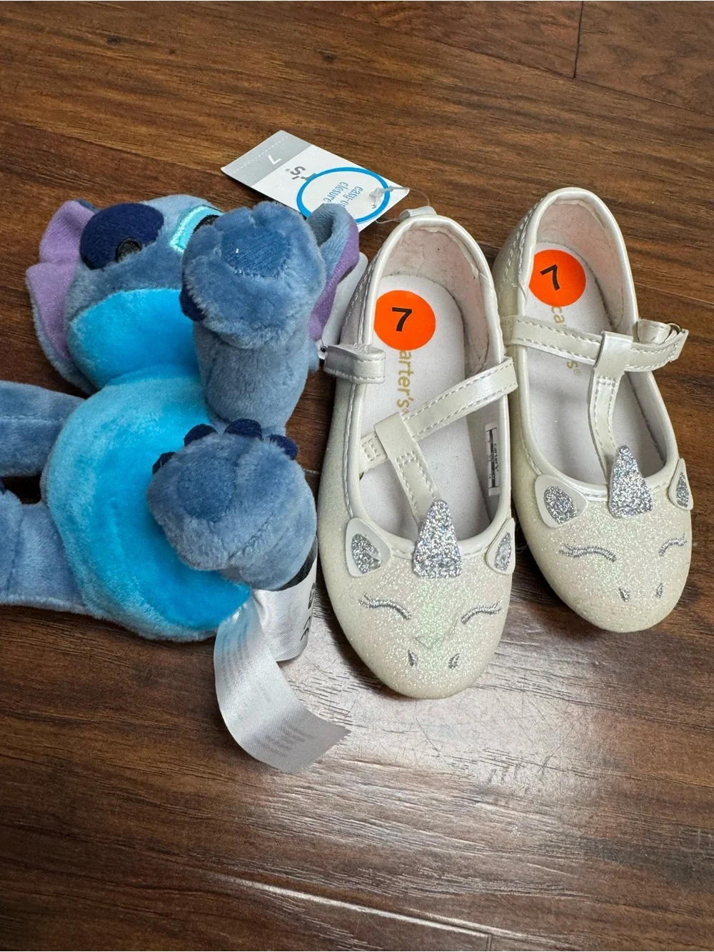 Source Unknown Cream Unicorn Mary Jane Kids Dress Shoes